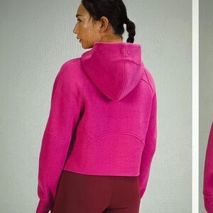 Lululemon Athletica Pink Scuba Oversized Half-Zip Hoodie
